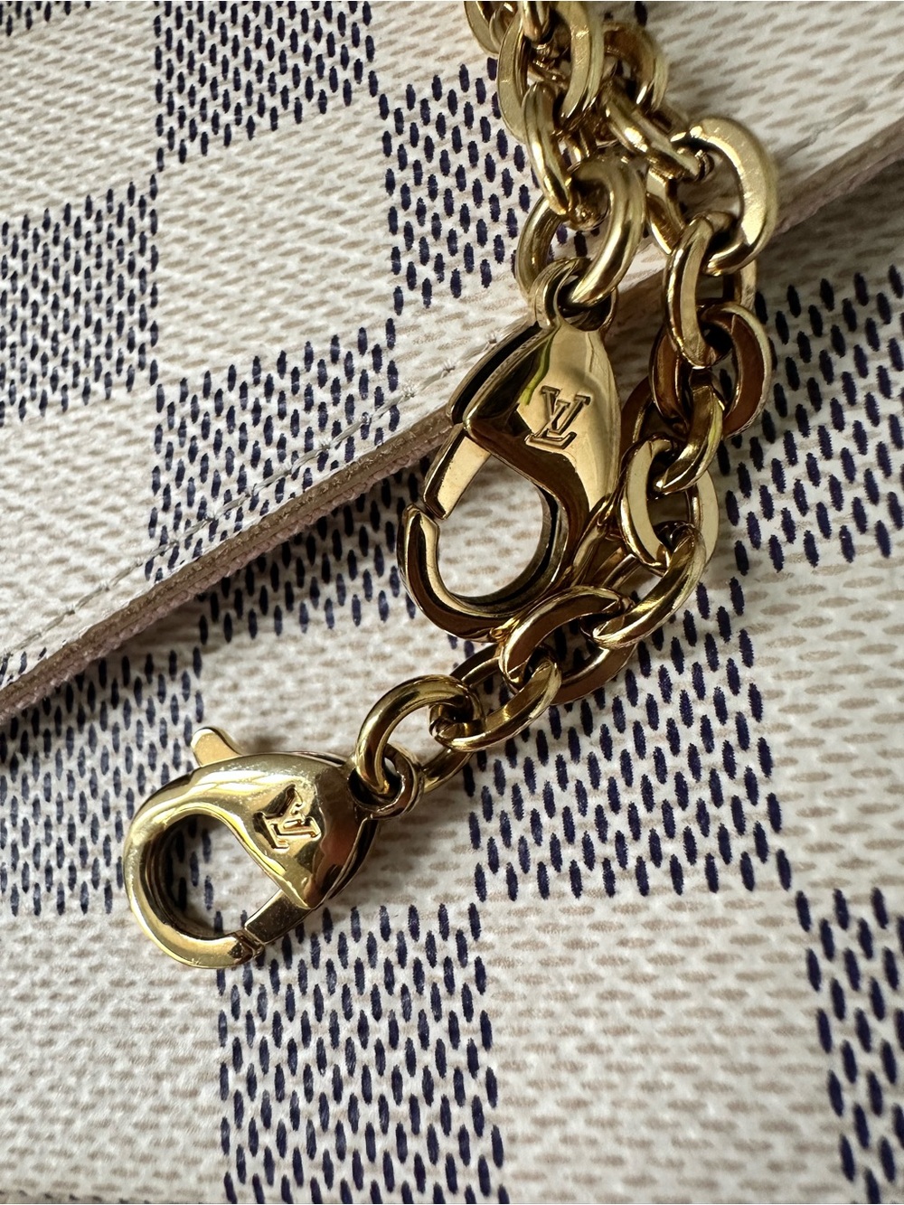 EUC🤍Louis Vuitton Felicie Chain Long Shoulder Strap